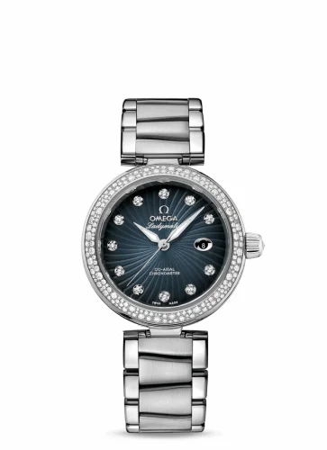 Omega LadyMatic Co-Axial 34 Stainless Steel / Diamond / Grey / Bracelet 425.35.34.20.56.001 (42535342056001)